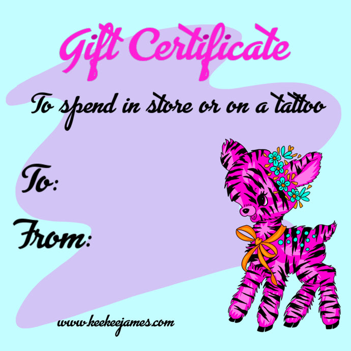 Kee Kee Gift Cards