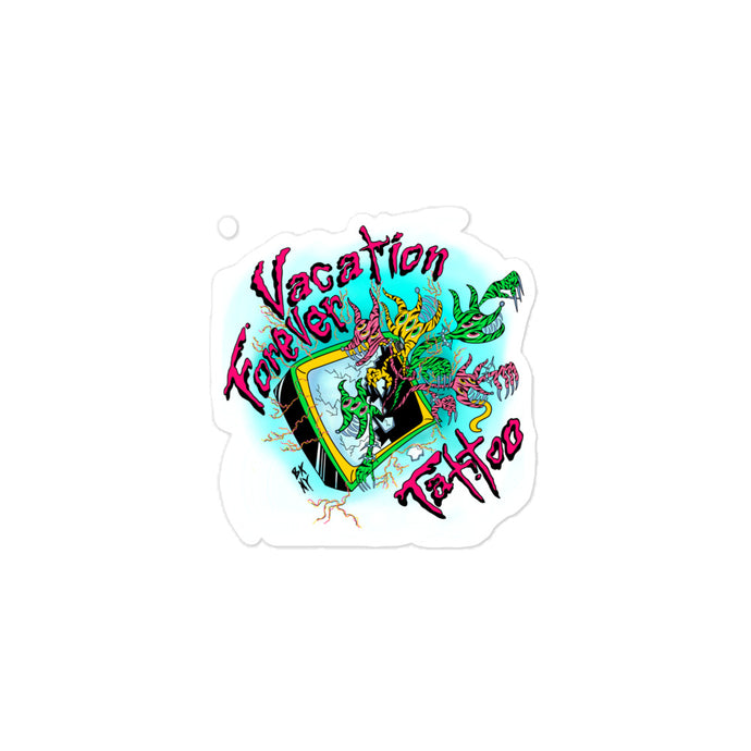Vacation Forever Classic Print Sticker